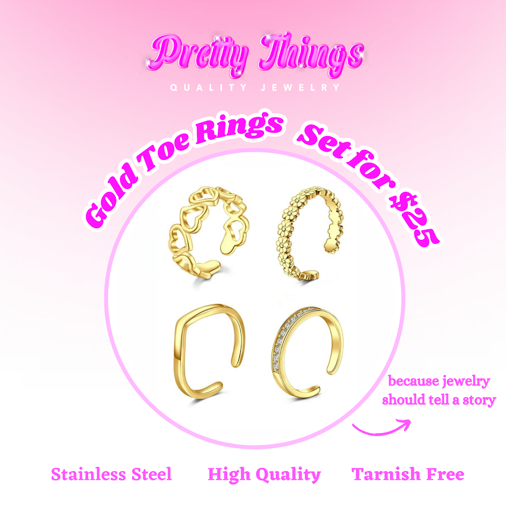 Gold Toe Rings