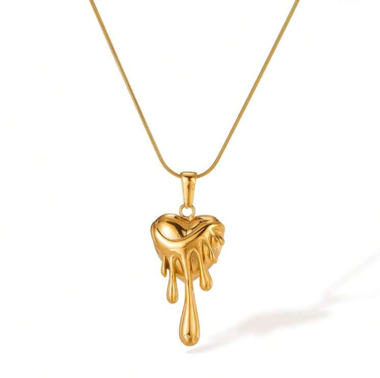 Dripping In Gold Necklace