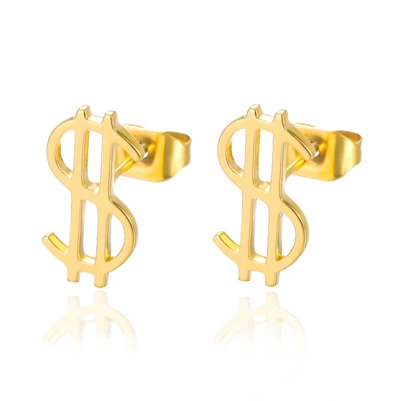 Dollar Sign studs