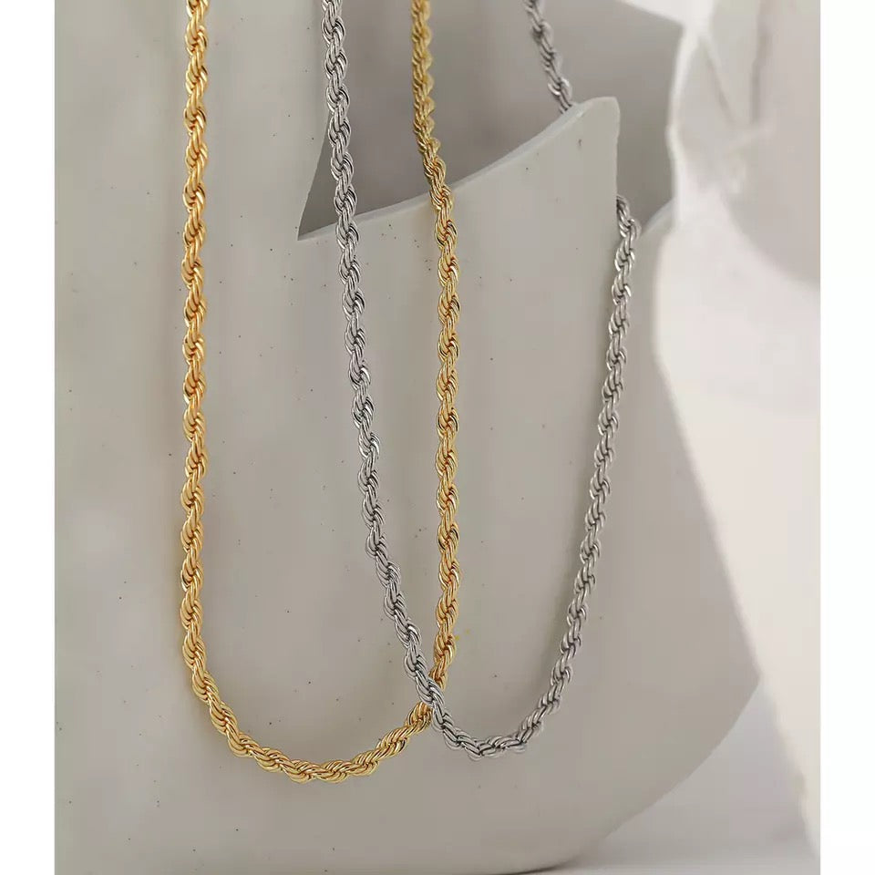 Gold Rope Necklace
