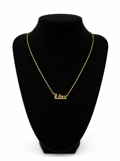 Libra Zodiac Necklace