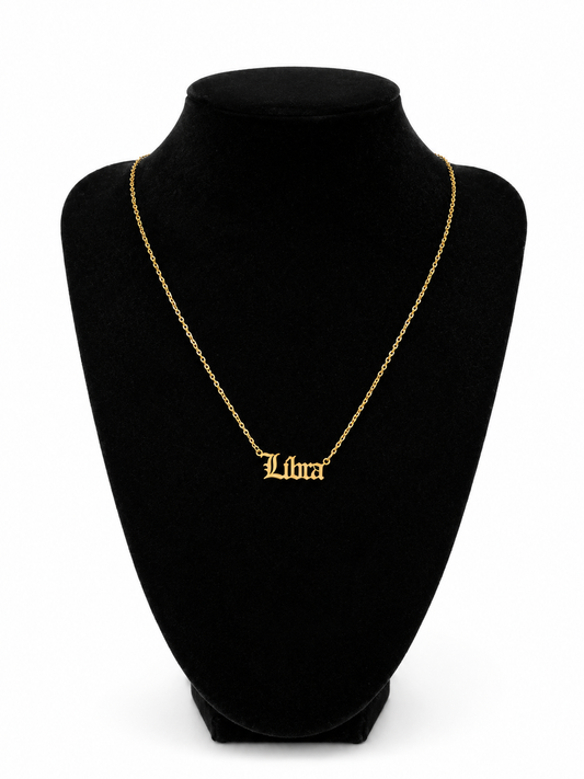 Libra Zodiac Necklace