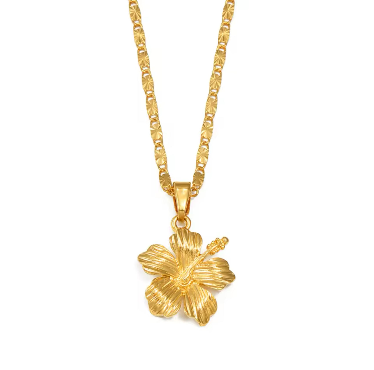 Tropical Hibiscus Necklace
