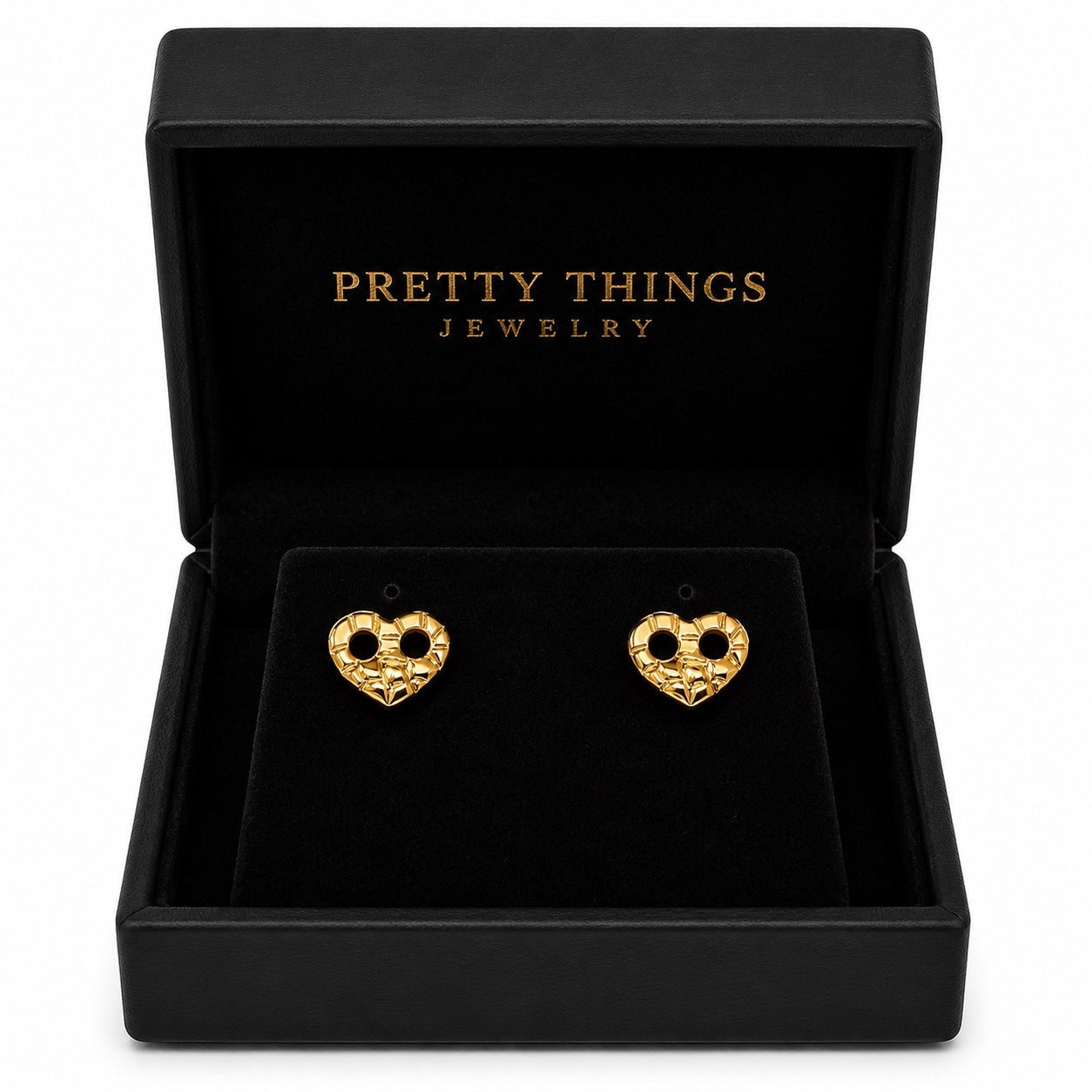 Luxe Heart Mariner Stud Earrings