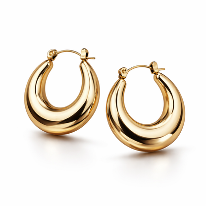 Regal Hoop Earrings