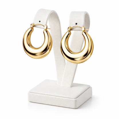 Regal Hoop Earrings