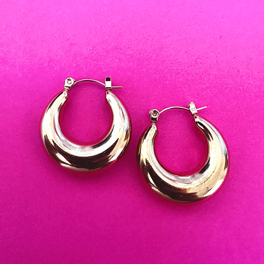 Regal Hoop Earrings